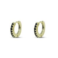 Orecchini Dilvdò Donna Hoop ring in Argento Zircone ORDLON